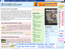 Tablet Screenshot of 1rajaiklan.com